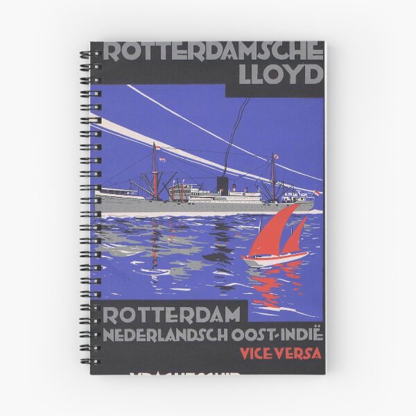 Artikelvorschau, Rotterdam vintage travel poster entworfen und verkauft von stickart-marek.