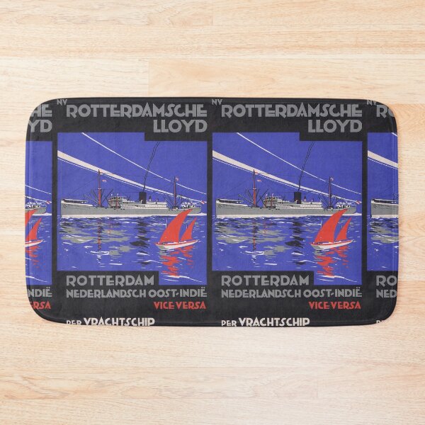 Item preview, Rotterdam vintage travel poster designed and sold by stickart-marek.