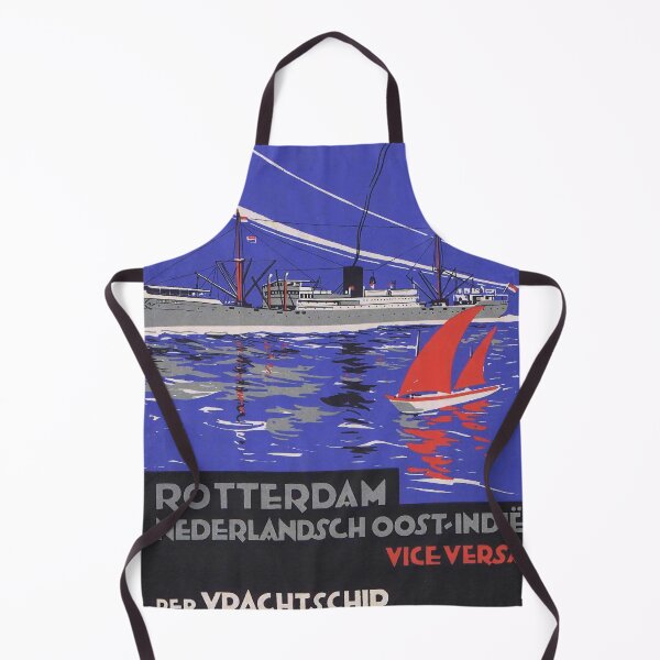 Item preview, Rotterdam vintage travel poster designed and sold by stickart-marek.