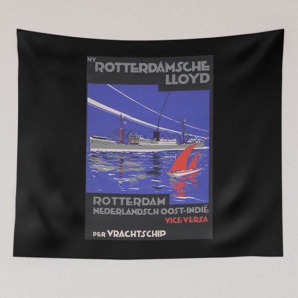 Item preview, Rotterdam vintage travel poster designed and sold by stickart-marek.