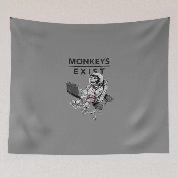 Item preview, Monkeys Exist designed and sold by AladdinMktgs.