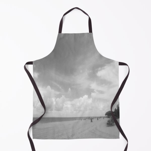 Item preview, Beach photography - Miami beach landscape Black and white designed and sold by gloriasd14.