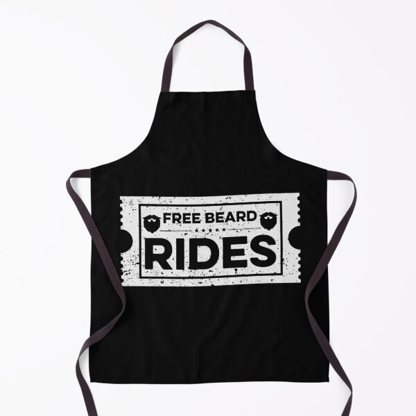 FREE BEARD RIDES Apron