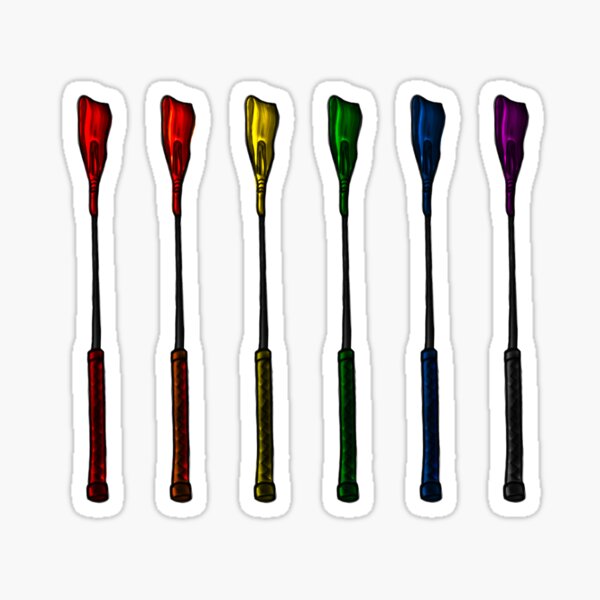 Sexy Time Adult Riding Crops Sticker