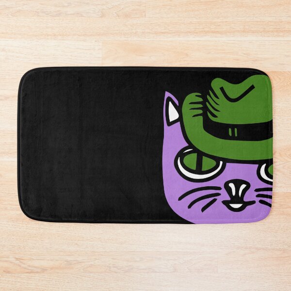 Item preview,  Cat in a Hat Discreet Pride Genderqueer Colors designed and sold by TopplundDesigns.