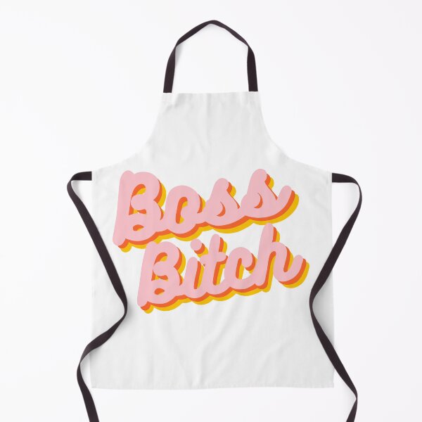 Item preview, Retro Boss Bitch in Pink and Orange designed and sold by WildeandCo.