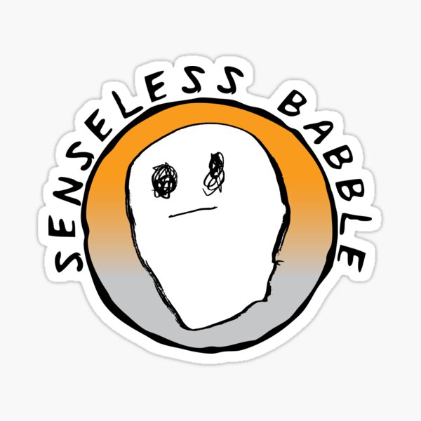 Senseless Babble - Circle Color Logo Sticker