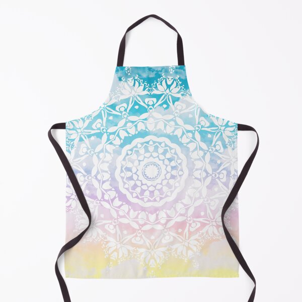 Item preview, Pastel Rainbow Clouds Mandala designed and sold by Julie Erin Designs.