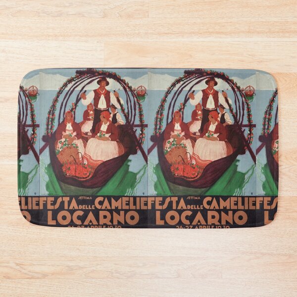 Artikelvorschau, Locarno vintage travel poster entworfen und verkauft von stickart-marek.