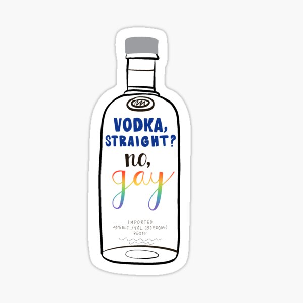 autocollant de vodka inspiré de styles harry Sticker
