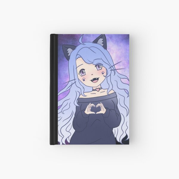 Cat Girl Hardcover Journal