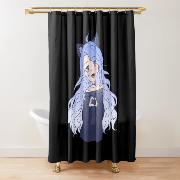 Cat Girl Shower Curtain