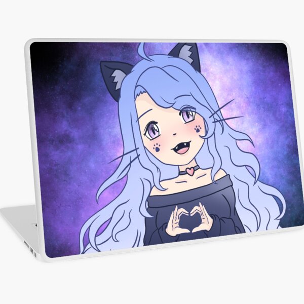 Cat Girl Laptop Skin