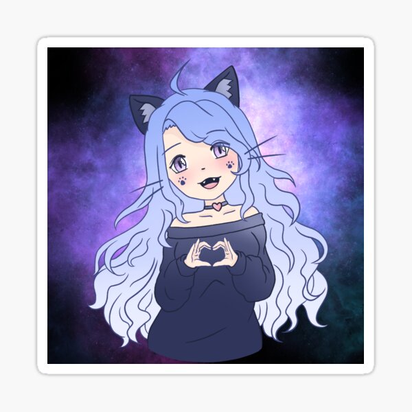 Cat Girl Sticker