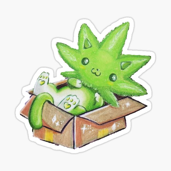Kush Kitty Sticker
