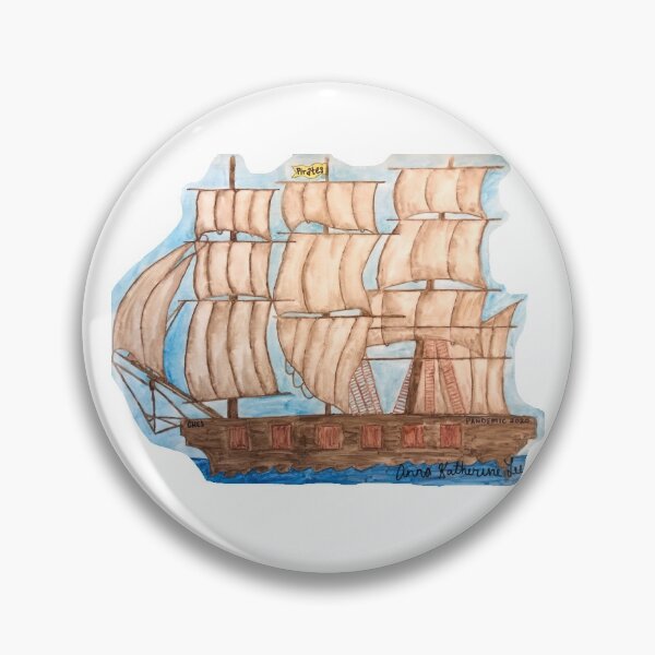 Item preview, CHES Pirate Ship Mural Recreation designed and sold by Anna Katherine Lee.