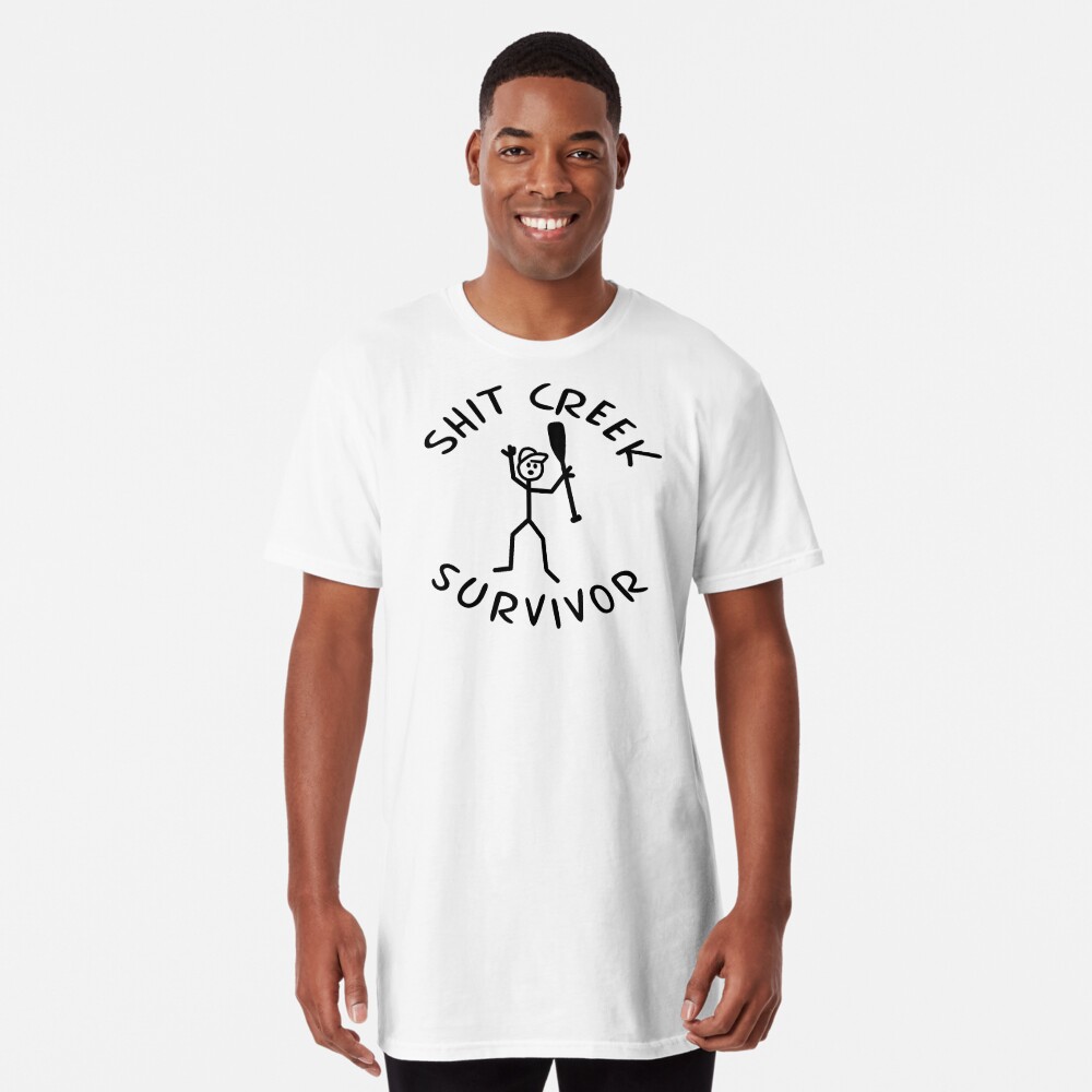 Shit Creek Survivor T Shirt By Kissingfrogs Redbubble