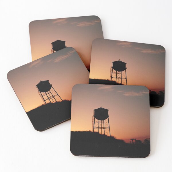 Item preview, Water Tower Silhouette in the Sunrise designed and sold by pacontrer.