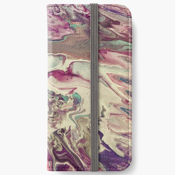 Acrylic Pour iPhone Wallet