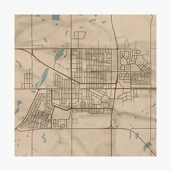 Item preview, Yorkton Sepia Map designed and sold by CPTVDesign.