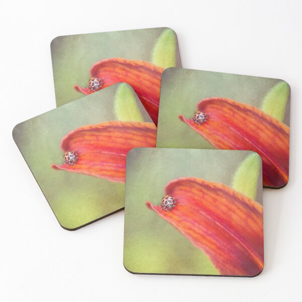 Item preview, Ladybug On Orange Lily designed and sold by Sharon McConnell.