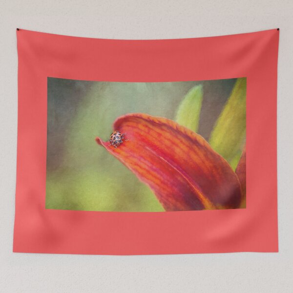 Item preview, Ladybug On Orange Lily designed and sold by Sharon McConnell.