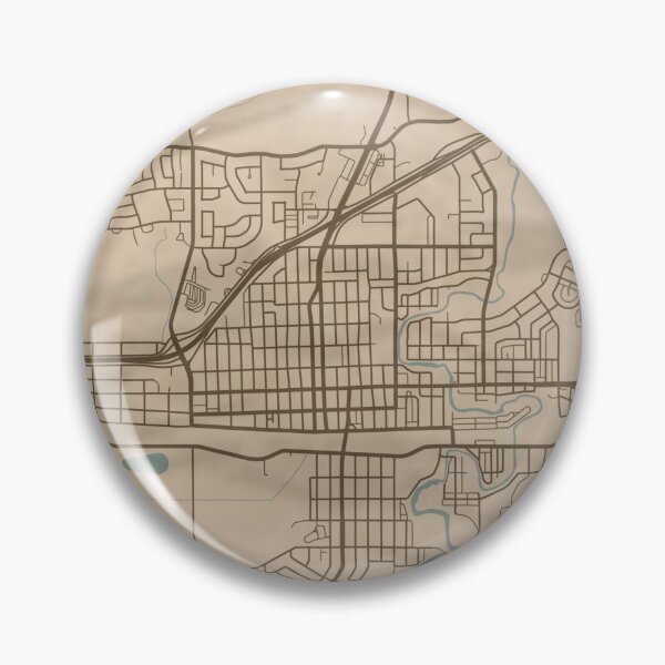 Item preview, Swift Current Sepia Map designed and sold by CPTVDesign.