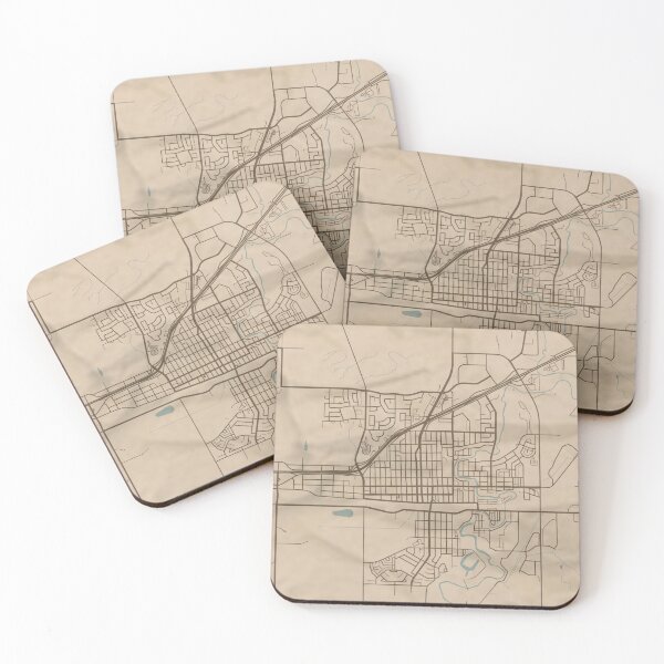 Item preview, Swift Current Sepia Map designed and sold by CPTVDesign.