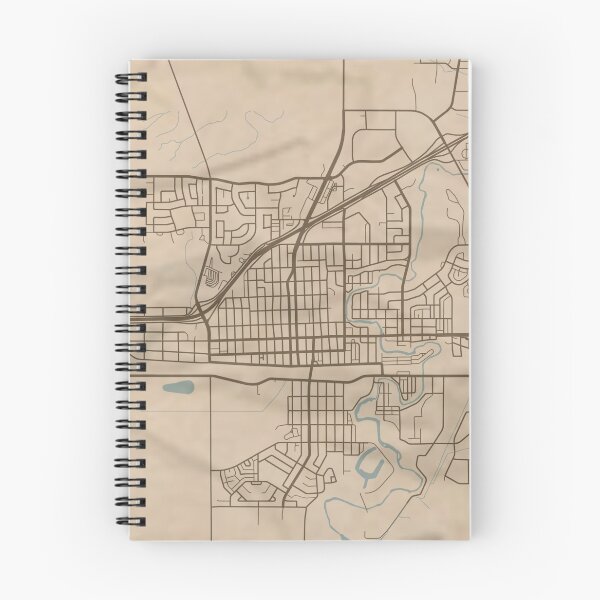 Item preview, Swift Current Sepia Map designed and sold by CPTVDesign.