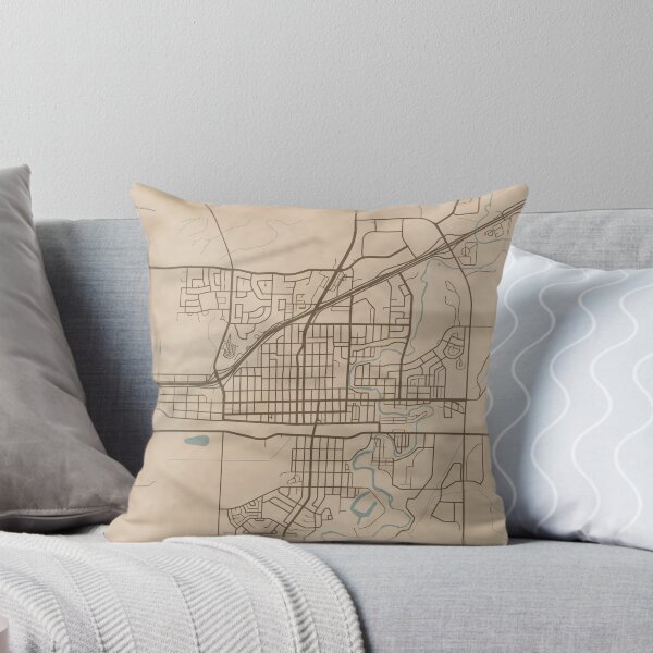 Item preview, Swift Current Sepia Map designed and sold by CPTVDesign.