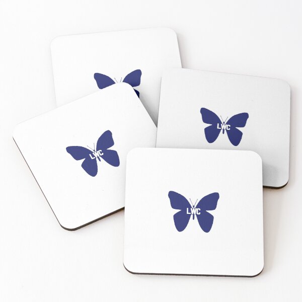 Item preview, Lake of the Woods LWC Camp Letters Inside Blue Monarch Butterfly designed and sold by byemma.