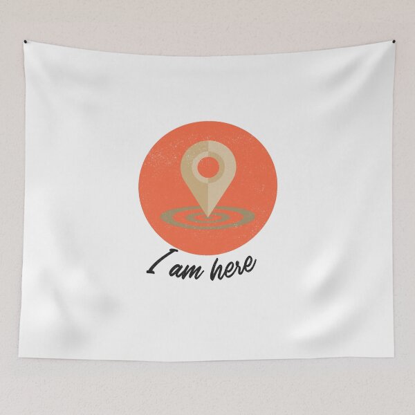Item preview, I am here! Google Maps, maps, I am here, travel, Street View, tourist, funny, backpacker, gps, satellite, street view, mapping service, iPhone designed and sold by cathelkav.