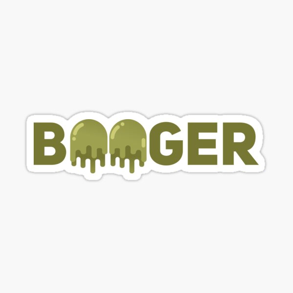 Booger Verbicon Sticker