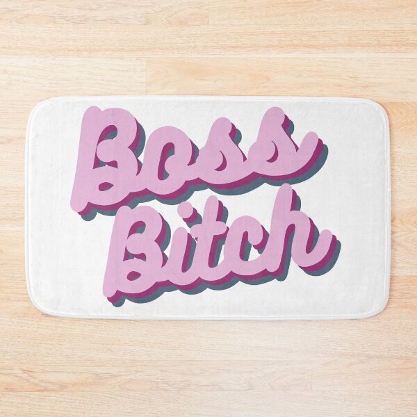 Item preview, Retro Boss Bitch in Purple and Navy Blue designed and sold by WildeandCo.