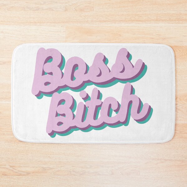 Item preview, Retro Boss Bitch in Purple and Teal designed and sold by WildeandCo.