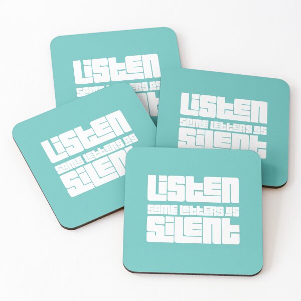 Item preview, Listen has the same letters as Silent designed and sold by nona003.