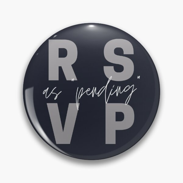 Item preview, RSVP as Pending designed and sold by splode.