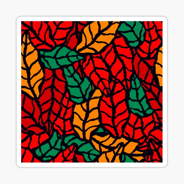 Autumn Fall Leaves Sticker