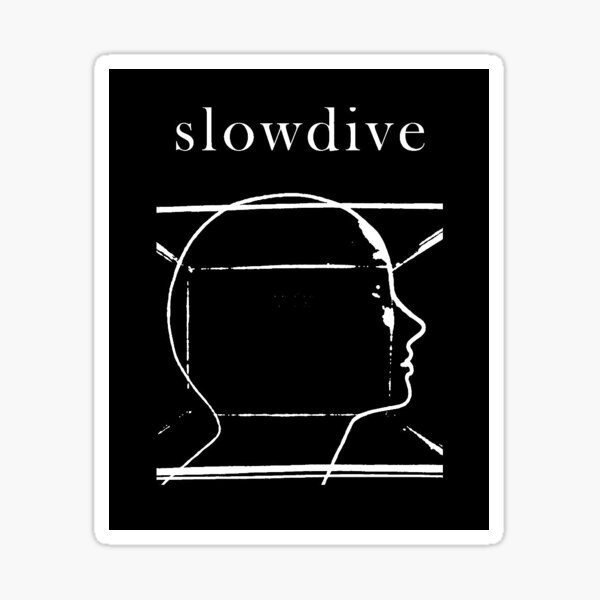 Slowdive Souvlaki Album Cover Ink Screenprint Design Sticker for Sale by  ameliav2002