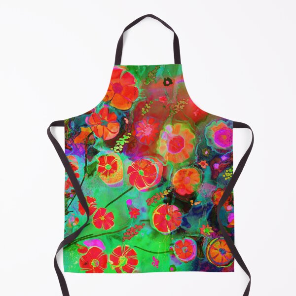 Item preview, Floral garden ink designed and sold by Red Witch Art.