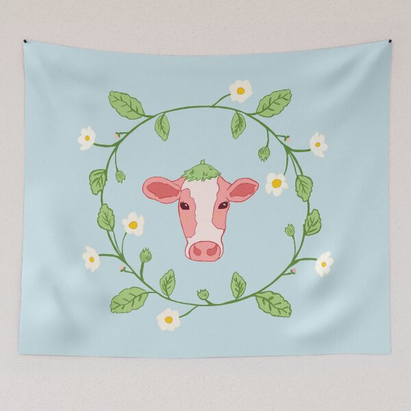 Aperçu de l'œuvre Vaches aux fraises pour toujours créée et vendue par happyhayze.