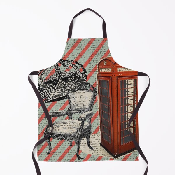 Item preview, 1980s dark academia retro jubilee victorian chair london telephone booth designed and sold by LEILA ART SPACE.