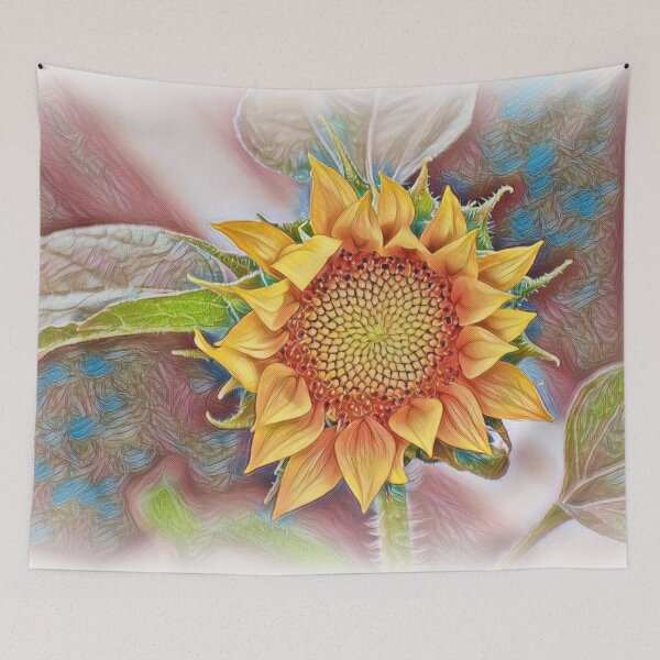 Item preview, Cheerful Sunflower designed and sold by ReneeKennedy.