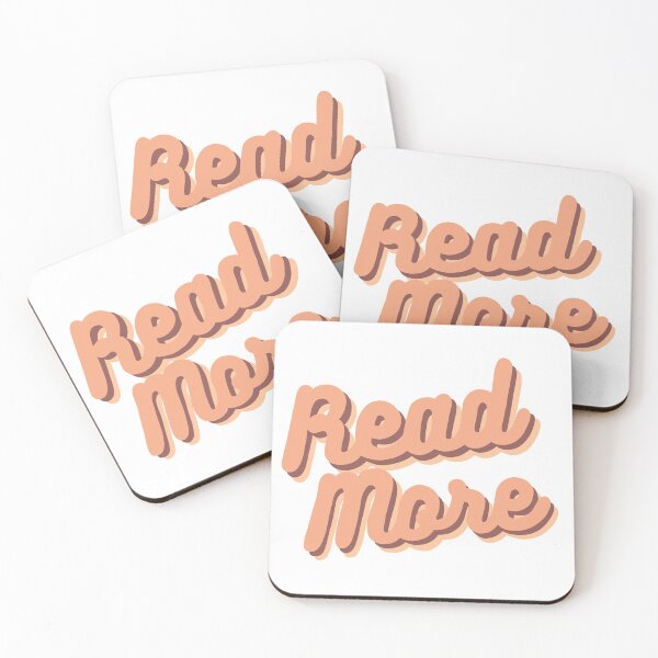 Item preview, Retro Read More Quote in Orange designed and sold by WildeandCo.