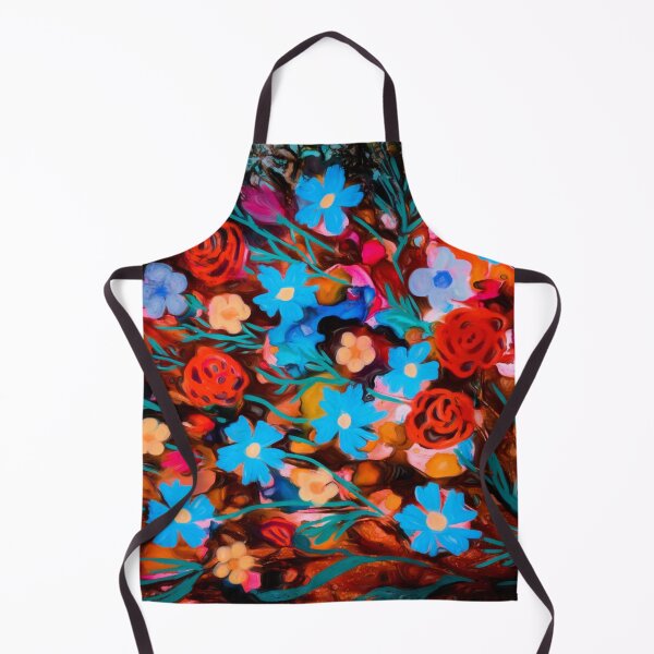 Item preview, Floral Garden painting designed and sold by Red Witch Art.