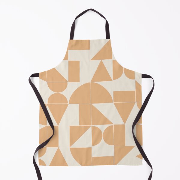 Item preview, Orange and White Modern Geometric Tile Pattern designed and sold by Cafecreativity.