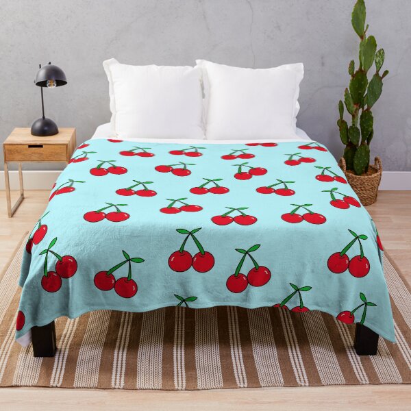 Item preview, Cherries 4 (on blue) designed and sold by SyPhelan.