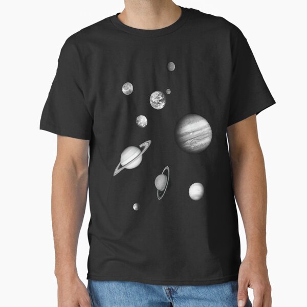 Item preview, Black and White Solar System designed and sold by thejoyker1986.
