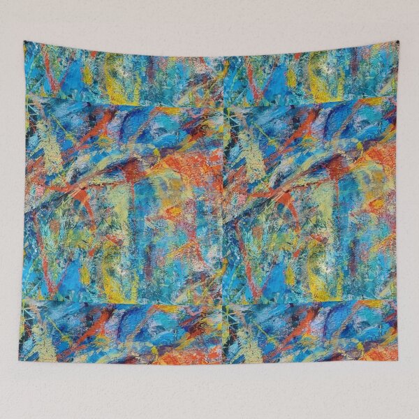 Item preview, Original acrylic abstract design  designed and sold by MatchTheDrapes.