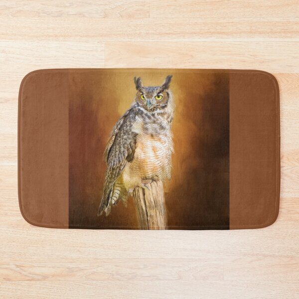 Item preview, Great Horned Owl In Autumn designed and sold by Sharon McConnell.